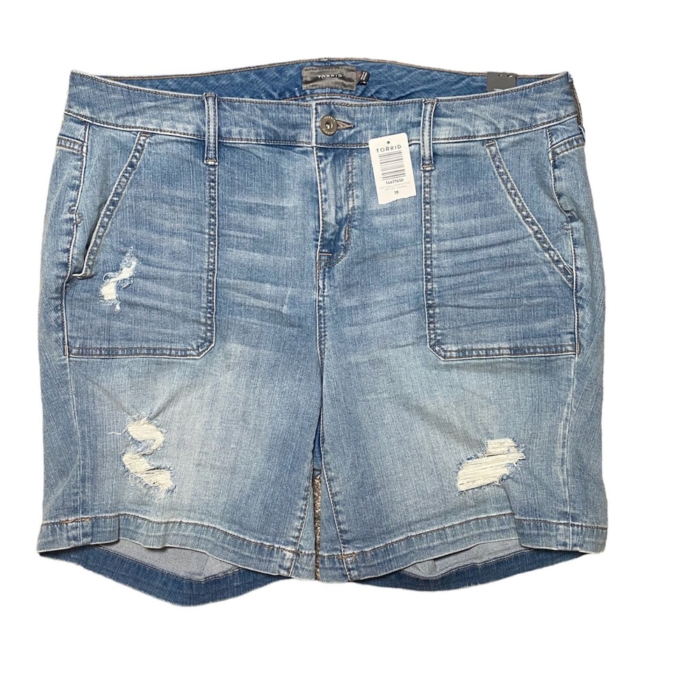 NWT Torrid Distressed Jean Shorts